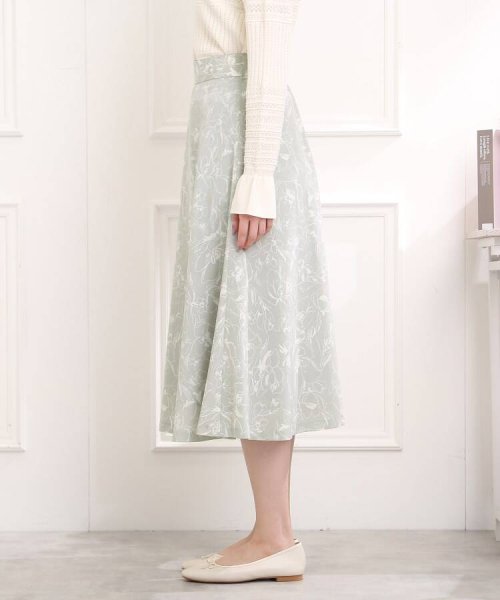 Couture Brooch(クチュールブローチ)/ラインフラワーソフトフレアースカート/img23