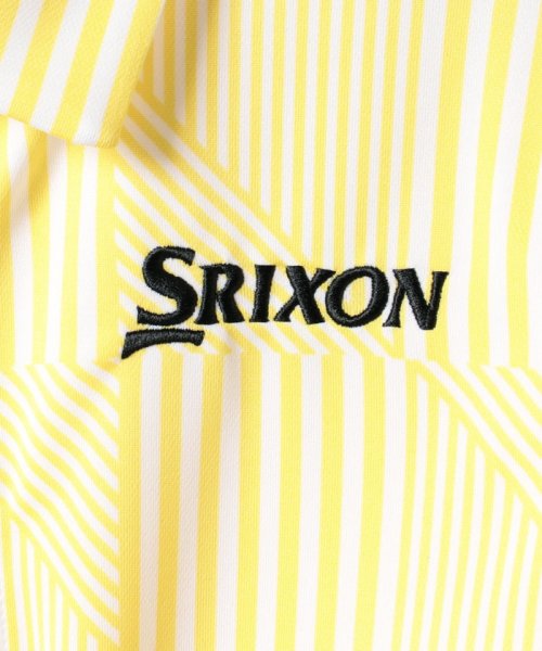 SRIXON(スリクソン)/【松山英樹プロモデル ジュニア別注】変形ストライププリントシャツ【アウトレット】/img03
