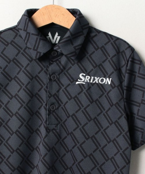 SRIXON(スリクソン)/【松山英樹プロモデル ジュニア別注】クロスパターンプリントシャツ【アウトレット】/img02