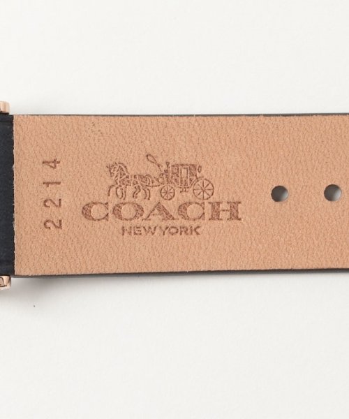 COACH(コーチ)/【COACH】コーチ 腕時計 レディース COACH 14503802 PERRY ペリー 36MM  クォーツ　ローズーゴールド　ネイビー革ベルト /img04