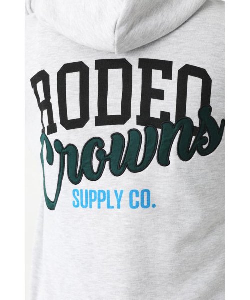 RODEO CROWNS WIDE BOWL(ロデオクラウンズワイドボウル)/アップリケロゴパーカー/img15