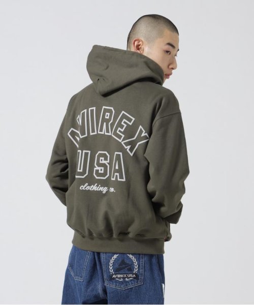 AVIREX(AVIREX)/《WEB&DEPOT限定》AVIREX SWEAT PULL OVER PARKA / アヴィレックス スウェット プルオーバー パーカー/img12