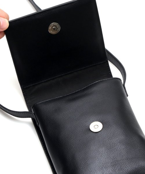 MAISON mou(メゾンムー)/【YArKA/ヤーカ】real leather box flap shoulder bag [Alnitak3]/リアルレザーフラップ ショルダー バッグ/img08