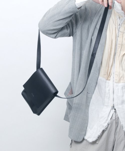 MAISON mou(メゾンムー)/【YArKA/ヤーカ】real leather box flap shoulder bag [Alnitak3]/リアルレザーフラップ ショルダー バッグ/img10