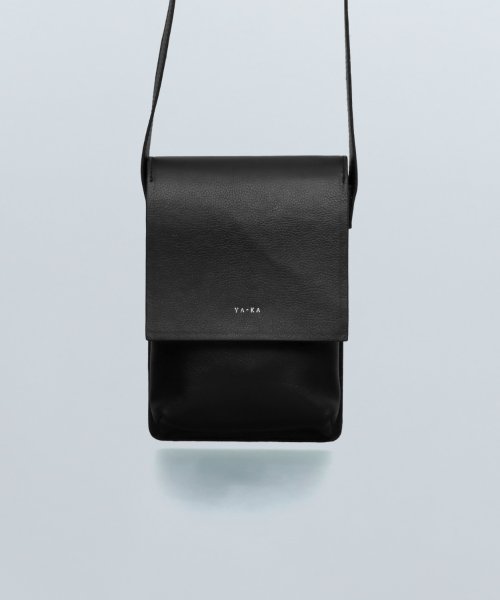 MAISON mou(メゾンムー)/【YArKA/ヤーカ】real leather box flap shoulder bag [Alnitak3]/リアルレザーフラップ ショルダー バッグ/img16