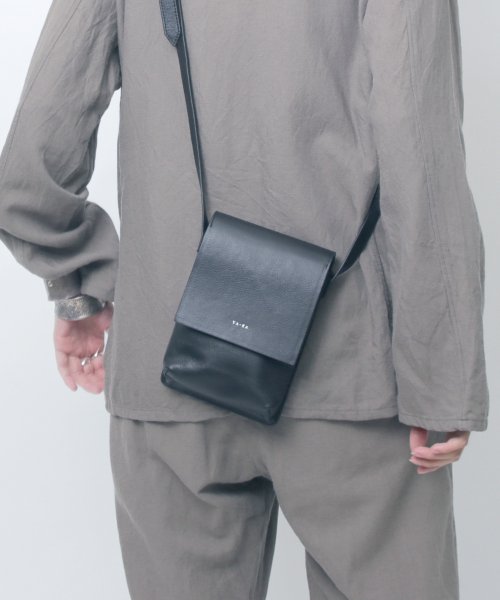 MAISON mou(メゾンムー)/【YArKA/ヤーカ】real leather box flap shoulder bag [Alnitak3]/リアルレザーフラップ ショルダー バッグ/img17