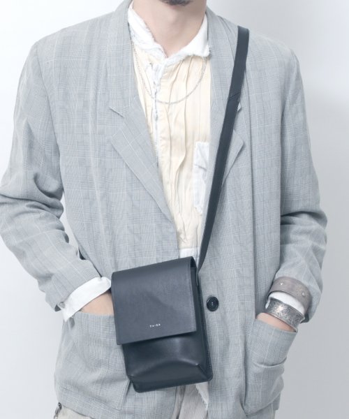 MAISON mou(メゾンムー)/【YArKA/ヤーカ】real leather box flap shoulder bag [Alnitak3]/リアルレザーフラップ ショルダー バッグ/img21