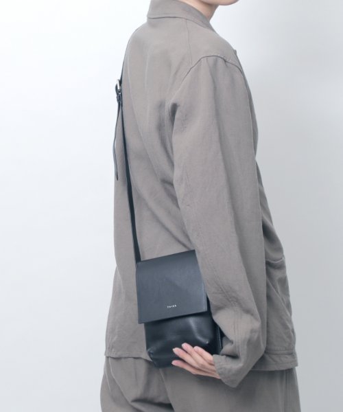 MAISON mou(メゾンムー)/【YArKA/ヤーカ】real leather box flap shoulder bag [Alnitak3]/リアルレザーフラップ ショルダー バッグ/img22
