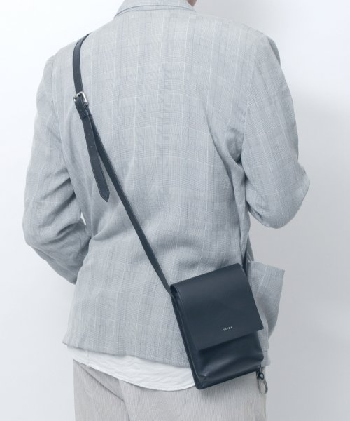 MAISON mou(メゾンムー)/【YArKA/ヤーカ】real leather box flap shoulder bag [Alnitak3]/リアルレザーフラップ ショルダー バッグ/img27