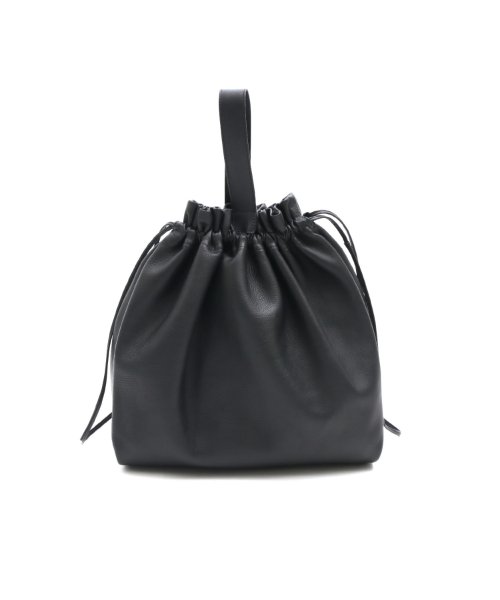 MAISON mou(メゾンムー)/【YArKA/ヤーカ】real leather drawstring tote & hand bag [bdbd2]/リアルレザー巾着 トート バッグ/img01