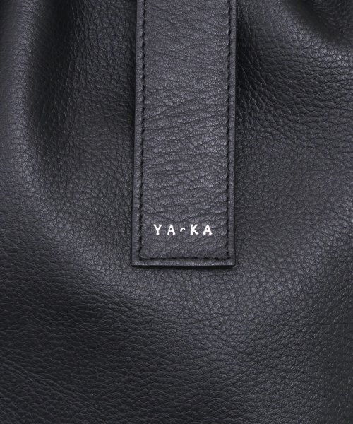 MAISON mou(メゾンムー)/【YArKA/ヤーカ】real leather drawstring tote & hand bag [bdbd2]/リアルレザー巾着 トート バッグ/img04