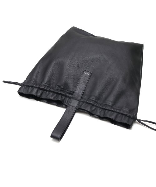 MAISON mou(メゾンムー)/【YArKA/ヤーカ】real leather drawstring tote & hand bag [bdbd2]/リアルレザー巾着 トート バッグ/img05