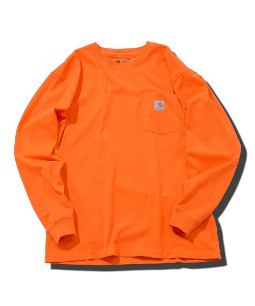 JIGGYS SHOP(ジギーズショップ)/Carhartt(カーハート)ポケット付きクルーネックロンT / メンズ Tシャツ 長袖Tシャツ ロンティー カットソー トップ/img06