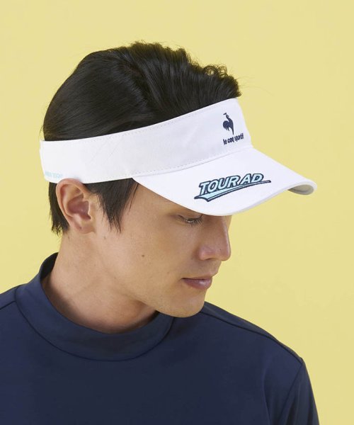 le coq sportif GOLF (ルコックスポルティフ（ゴルフ）)/【グラファイトデザインTOUR ADコラボ】サンバイザー(吸水速乾(額に触れる部分）)/img01