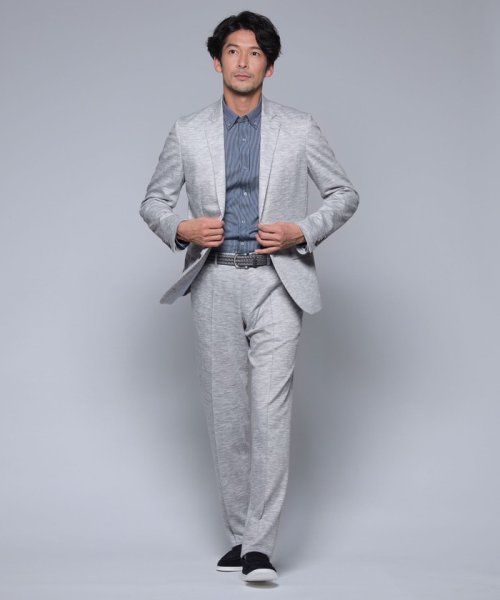 【セットアップ】ミックスリネンジャージーパンツ 