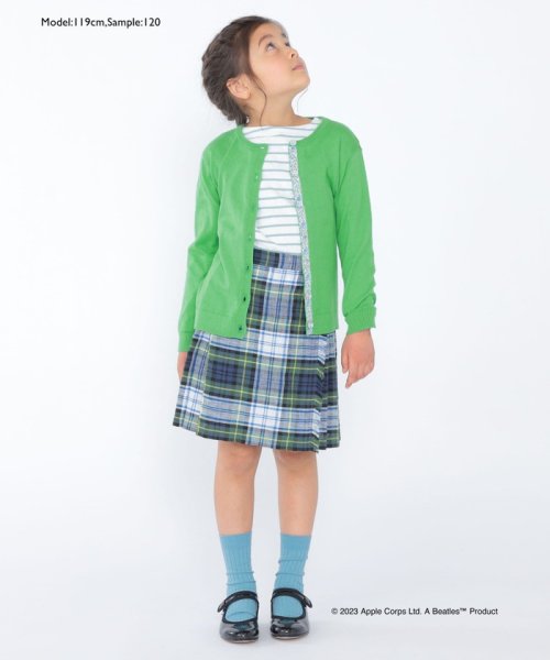 SHIPS KIDS(シップスキッズ)/SHIPS KIDS:100～130cm / 無地×リバティ カーディガン/img31