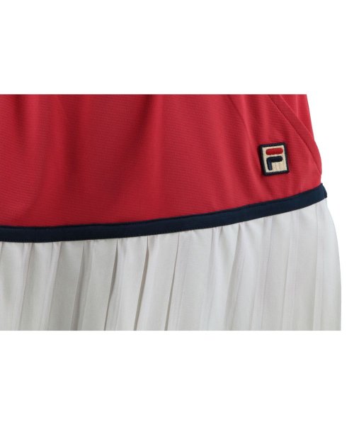 FILA（ZETT Ladies）(フィラ（ゼット　レディース）)/【テニス】アシンメトリ― 裾プリーツ スコート スポーツウェア レディース/img05