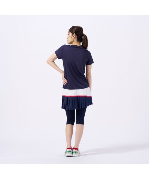 FILA（ZETT Ladies）(フィラ（ゼット　レディース）)/【テニス】アシンメトリ― 裾プリーツ スコート スポーツウェア レディース/img08