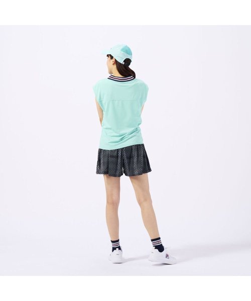 FILA（ZETT Ladies）(フィラ（ゼット　レディース）)/【テニス】脇パイピング ノースリーブTシャツ スポーツウェア レディース/img06