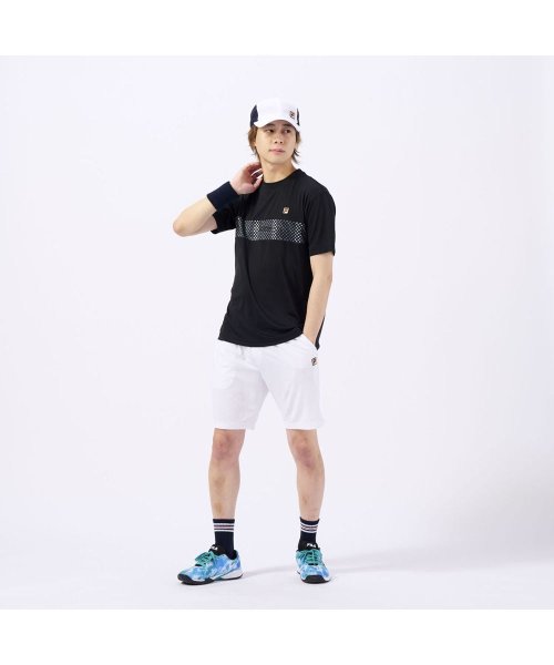 FILA（ZETT Mens）(フィラ（ゼット　メンズ）)/【テニス】切替Tシャツ 小紋水玉柄 スポーツウェア メンズ/img08