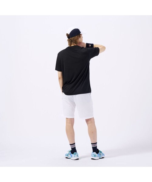 FILA（ZETT Mens）(フィラ（ゼット　メンズ）)/【テニス】切替Tシャツ 小紋水玉柄 スポーツウェア メンズ/img09