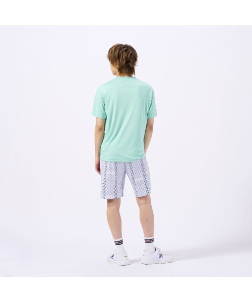 FILA（ZETT Mens）(フィラ（ゼット　メンズ）)/【テニス】切替Tシャツ 小紋水玉柄 スポーツウェア メンズ/img13
