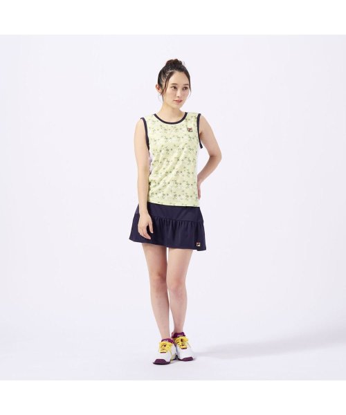 FILA（ZETT Ladies）(フィラ（ゼット　レディース）)/【テニス】ヨーク切替 スコート 無地 スポーツウェア レディース/img06