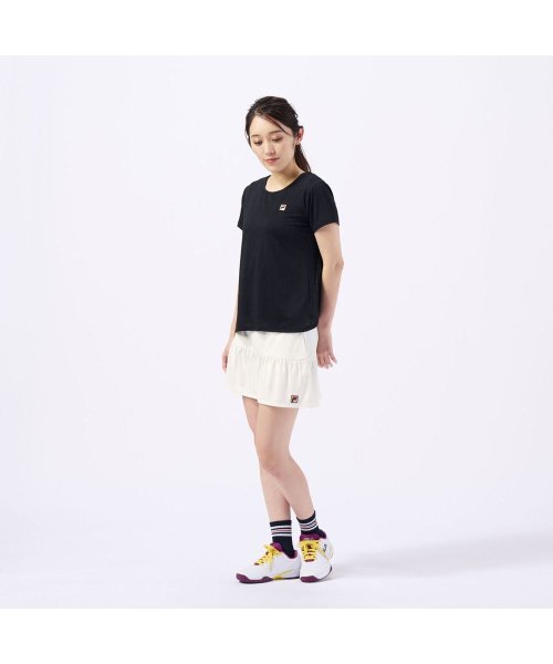 FILA（ZETT Ladies）(フィラ（ゼット　レディース）)/【テニス】ヨーク切替 スコート 無地 スポーツウェア レディース/img10