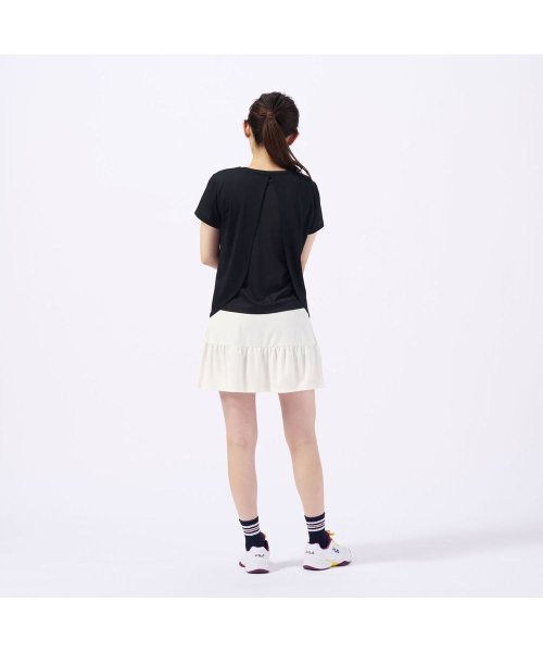 FILA（ZETT Ladies）(フィラ（ゼット　レディース）)/【テニス】ヨーク切替 スコート 無地 スポーツウェア レディース/img11