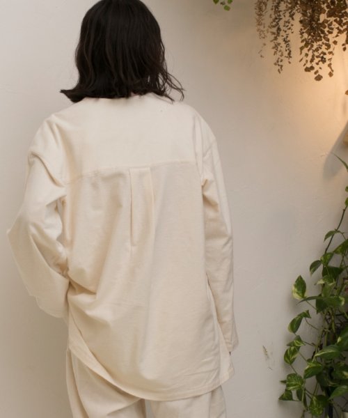 S'more(スモア)/【S'more】V NECK SLEEPING SHIRTS/img08