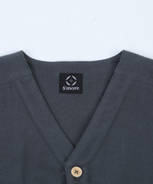 S'more(スモア)/【S'more】V NECK SLEEPING SHIRTS/img45