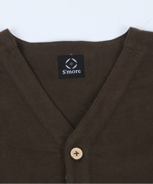 S'more(スモア)/【S'more】V NECK SLEEPING SHIRTS/img54