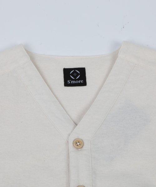 S'more(スモア)/【S'more】V NECK SLEEPING SHIRTS/img63