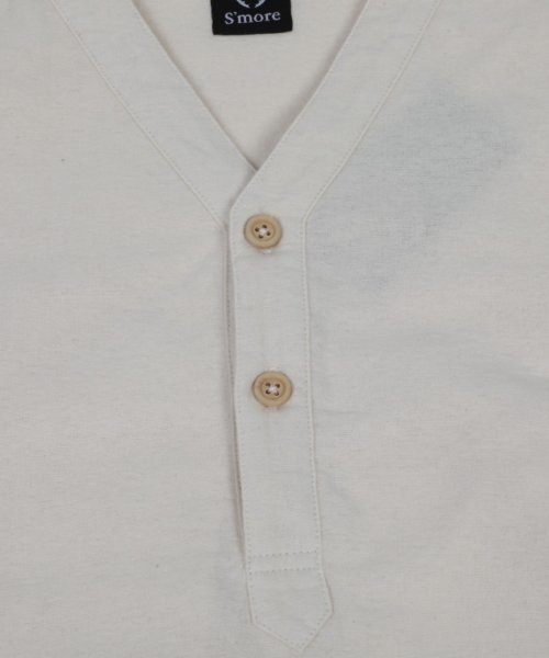 S'more(スモア)/【S'more】V NECK SLEEPING SHIRTS/img64