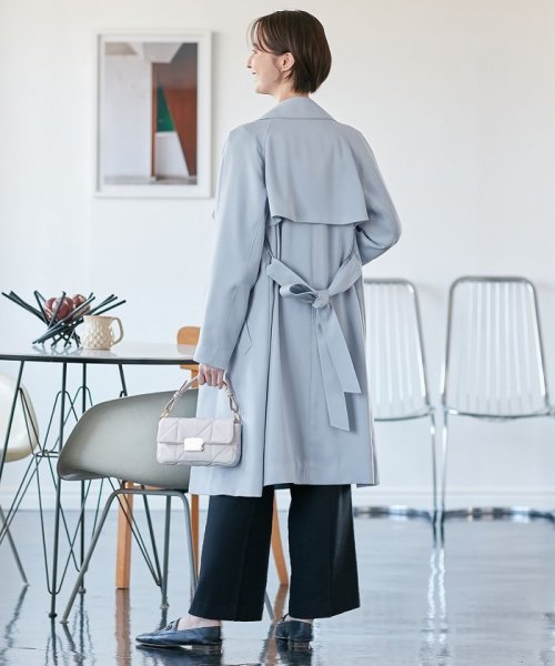 トロトレンチ ロング丈コート 