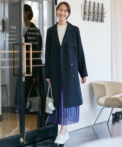 トロトレンチ ロング丈コート 