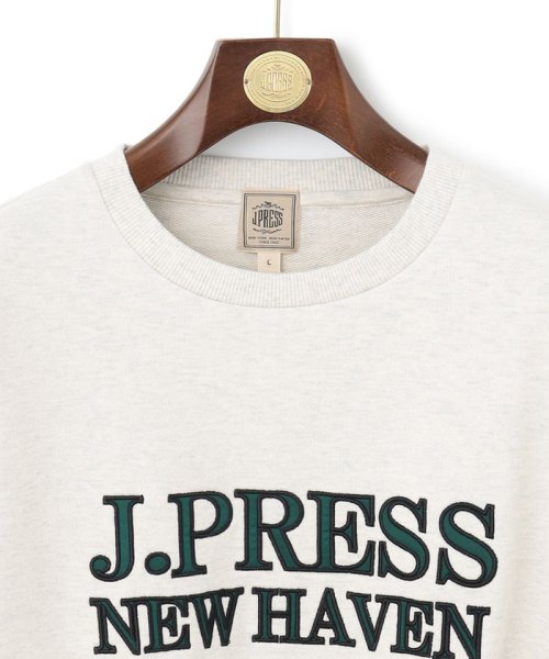 J.PRESS MENS(J．プレス　メンズ)/インレージャージ クルーロゴトレーナー/img06