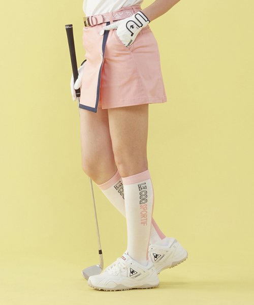 le coq sportif GOLF (ルコックスポルティフ（ゴルフ）)/サンスクリーン キュロットスカート (ストレッチ)【アウトレット】/img01