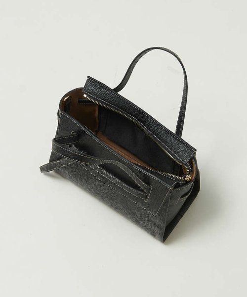 Knoty/レザーベルテッドトートBAG(mini) 0背胴