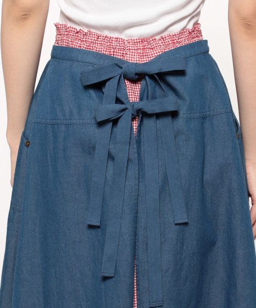 セール】バスケットうさぎ刺繍レイヤードスカート(505148839) | ピンク  