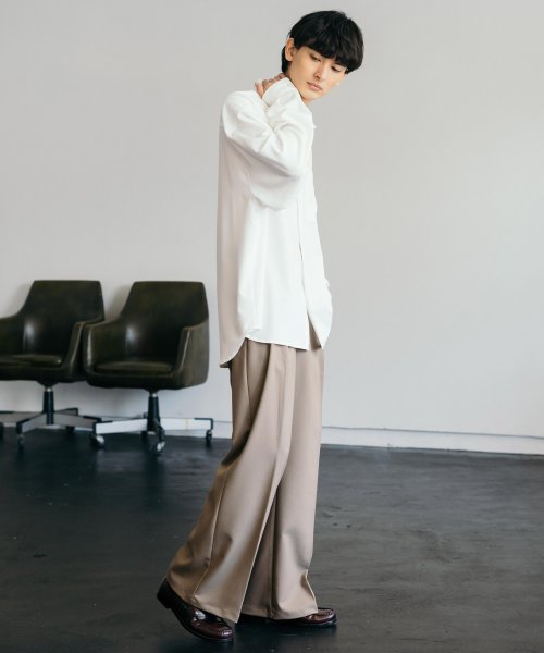 ワイドパンツ スラックス メンズ ストレート カラーパンツ センタープレス 無地 2タック ダブルタック ストレッチ ゆるパン リラックス ゆったり 美脚 薄手 人気・おすすめ｜使いやすい・旅行におすすめ 品質保証 全国発送 日本国内発送・最短翌日お届け