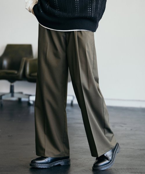 ワイドパンツ スラックス メンズ ストレート カラーパンツ センタープレス 無地 2タック ダブルタック ストレッチ ゆるパン リラックス ゆったり 美脚 薄手 人気・おすすめ｜使いやすい・旅行におすすめ 品質保証 全国発送 日本国内発送・最短翌日お届け