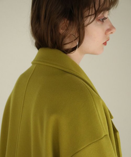 aity アイティ サイドスリットロングチェスターコート チェスターコート フロントボタン サイドスリット ロングコート ビッグシルエット オーバーサイズ ゆっ 5cm アイティ