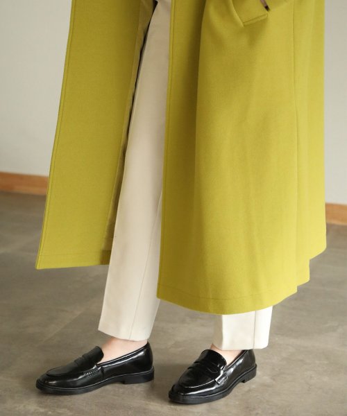 aity アイティ サイドスリットロングチェスターコート チェスターコート フロントボタン サイドスリット ロングコート ビッグシルエット オーバーサイズ ゆっ 5cm アイティ