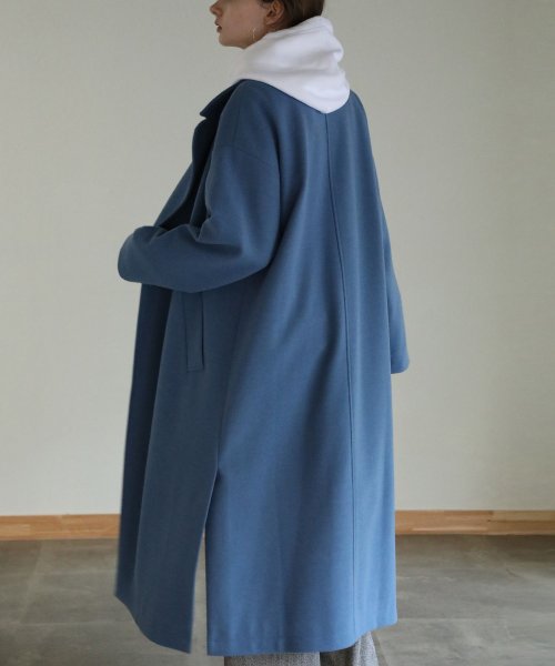 aity アイティ サイドスリットロングチェスターコート チェスターコート フロントボタン サイドスリット ロングコート ビッグシルエット オーバーサイズ ゆっ 5cm アイティ