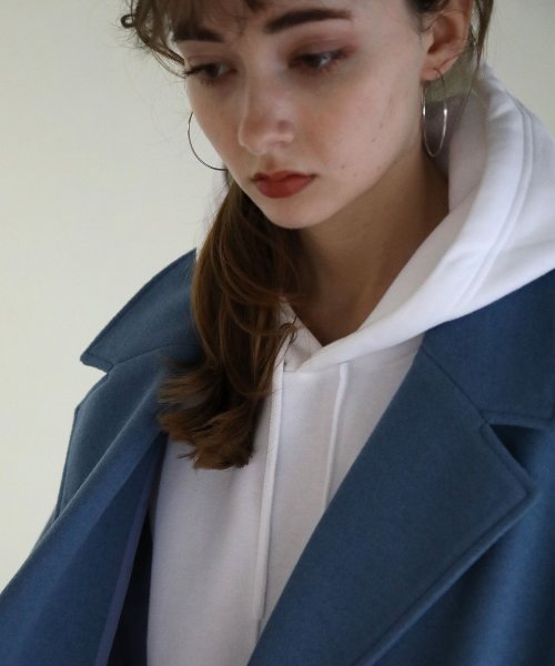 aity アイティ サイドスリットロングチェスターコート チェスターコート フロントボタン サイドスリット ロングコート ビッグシルエット オーバーサイズ ゆっ 5cm アイティ