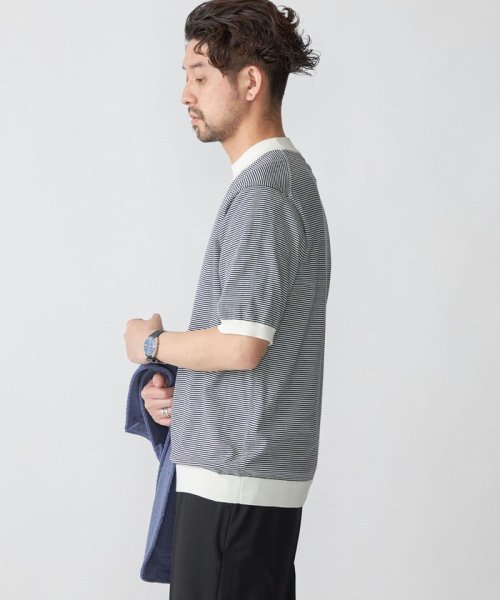 SHIPS MEN(シップス　メン)/SHIPS: CORDURA(R) TEXBRID(R) モックネック ニット Tシャツ/img12