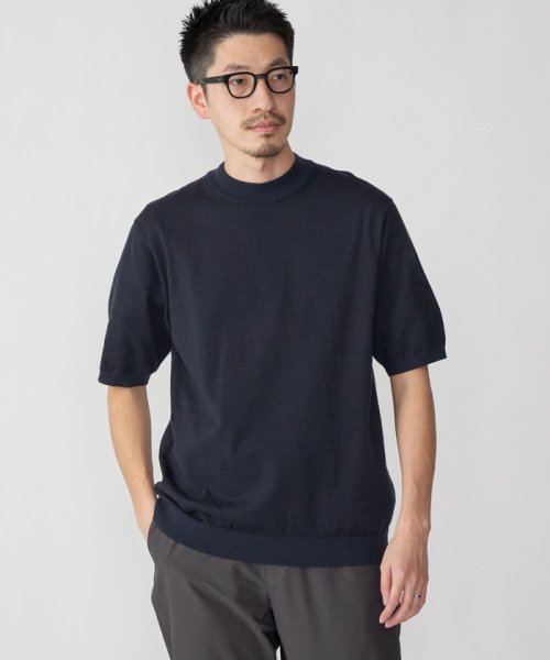 SHIPS MEN(シップス　メン)/SHIPS: CORDURA(R) TEXBRID(R) モックネック ニット Tシャツ/img21