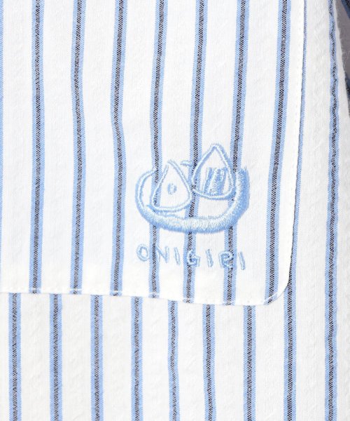 ONIGIRI(おにぎり)/オーバーサイズ　ストライプシャツ/img18