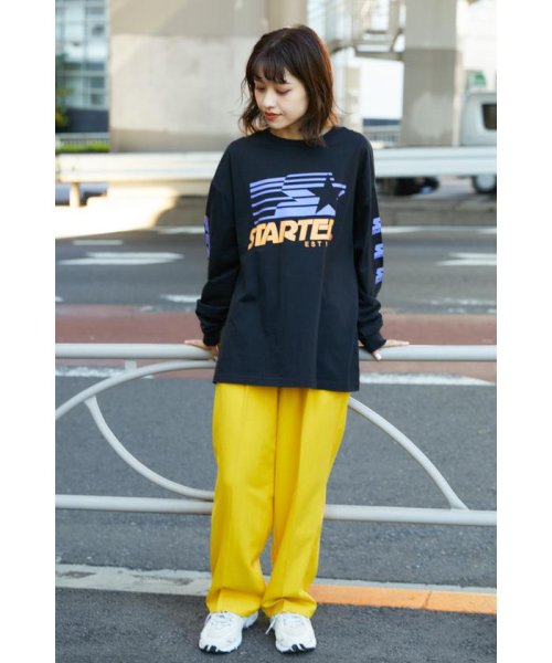 RODEO CROWNS WIDE BOWL(ロデオクラウンズワイドボウル)/STARTER ロゴ L/S Tシャツ/img04